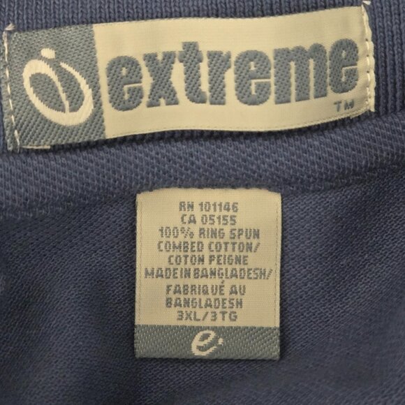 NWT | Men's Blue Short Sleeve Polo Shirt Collared Knit | 3XL - Picture 3 of 4